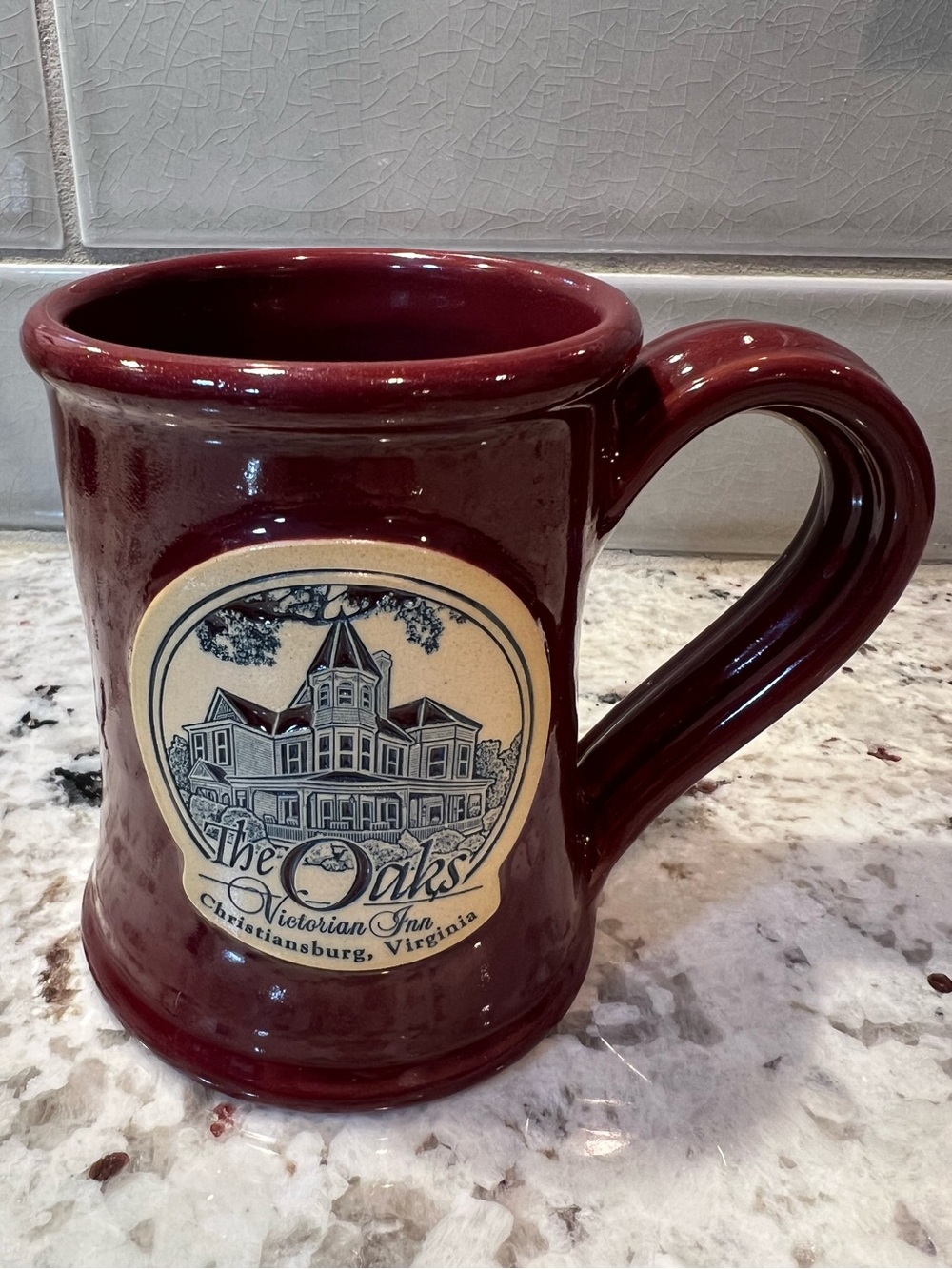 Historic The Oaks Victorian Inn Deneen Pottery Mug